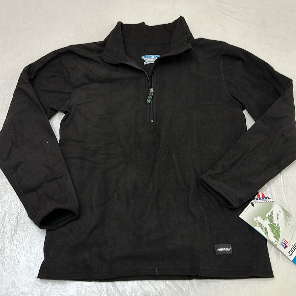 PolarMax (4.0) QUATTRO FLEECE ZipMock top - Black